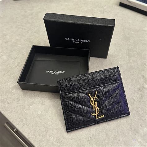 alice fake ysl card holder|YSL card holder authenticity.